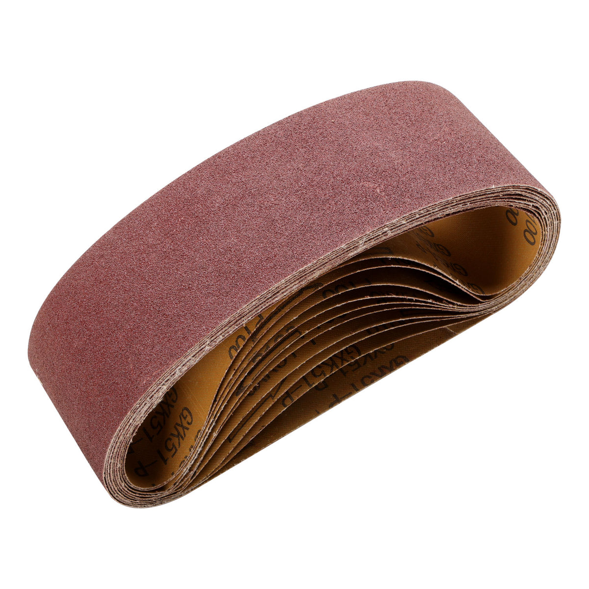 3" x 21" (75x533mm) Aluminum Oxide A/O Sanding Belt - 20Pcs/Box