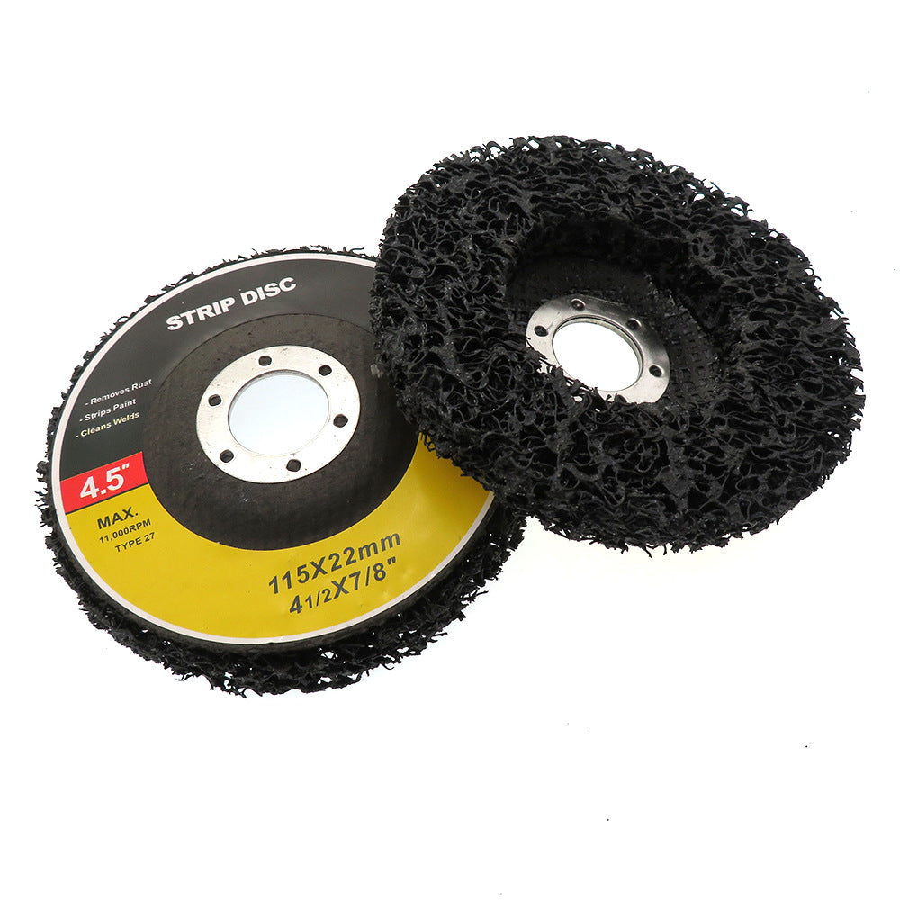 4-1/2" x 7/8" Roll Lock Strip and Clean Disc(Black)