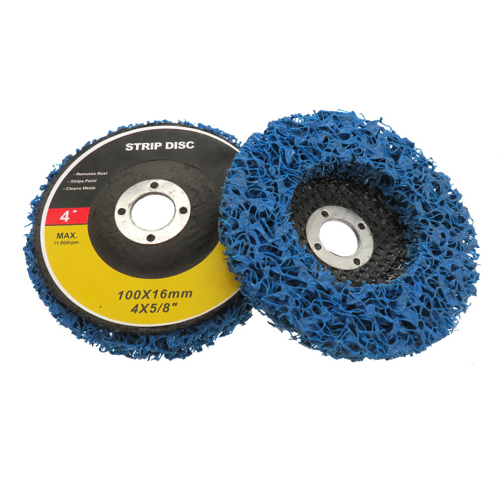 4" x 5/8" Roll Lock Strip and Clean Disc(Blue)