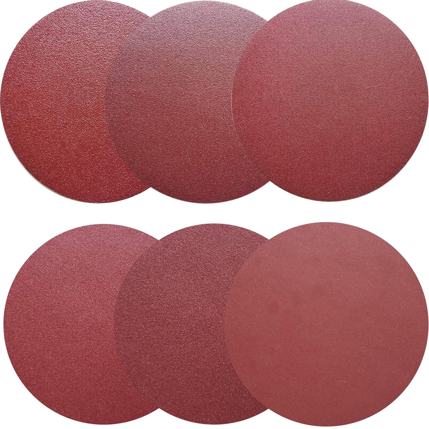 10" (254mm) PSA Red Grain Sanding Discs For Wet/Dry Sanding (60-400 Grit), 1 Disc